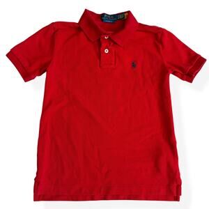 Polo Ralph Lauren Red Short Sleeve Classic Fit Polo Shirt Small 8